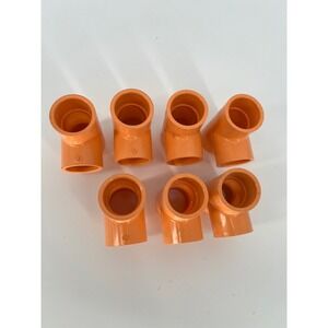 Lot of 7, one inch Blazemaster cpvc Tee ,Pipe Fittings for fire sprinklers